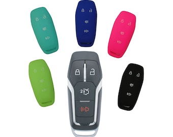Ford Keyless Entry Remote Rubber Key Fob Cover For f150 Mustang Explorer Edge (2016-2017) FRDB104N