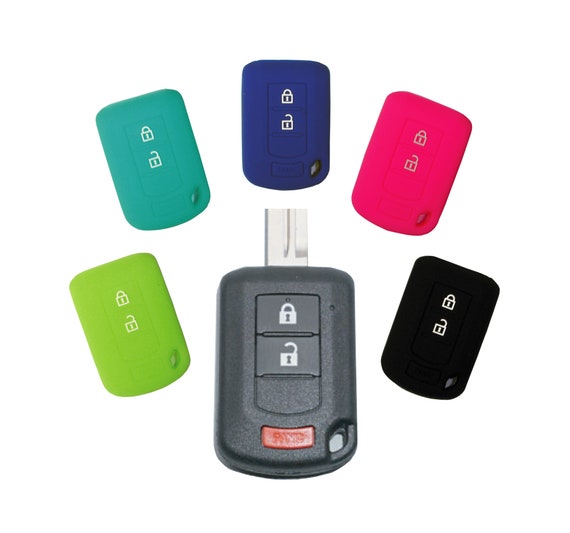 Mitsubishi Keyless Entry Remote Rubber Key Fob Cover Mirage Outlander 2013  2014 2015 2016 2017 2018 2019 2020 Part MITP33N 