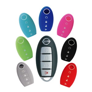 Keyless Entry Key Fob Rubber Cover for Nissan Remote Kicks Murano Titan part# NSSNF54N