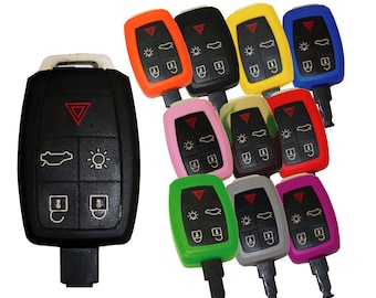 Keyless Entry Remote Rubber Key Fob Cover Fits Volvo s40 c30 c70 v50 part# VOLVN15