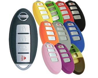 Keyless Entry Remote Rubber Key Fob Cover Fits Nissan Altima Maxima Murano Kicks Armada part# NSSNF44