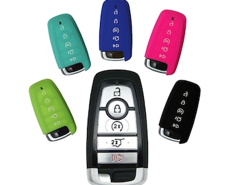 Ford Keyless Entry Remote Rubber Key Fob Cover For Mustang F-150 Explorer Edge (2019-2026) FRDB125N