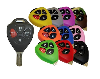 Toyota Keyless Entry Remote Rubber Key Fob Cover For Yaris Corolla Matrix 4 Runner Camry TYOTAG64