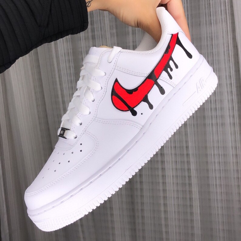 neon swoosh air force 1