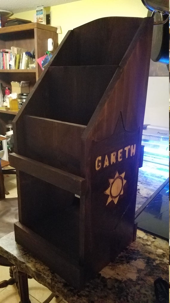 Custom Handmade Upright Bookshelf Etsy