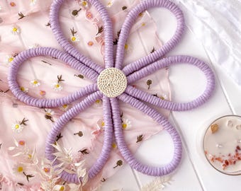 Flower wall Hanging | Lavender Wildflower  | Kidsroom decor | girls room decor | flower | kids wall art | kids styling