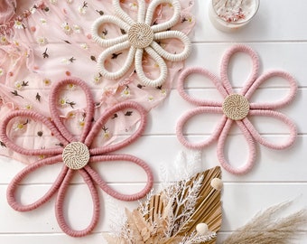 Flower wall Hanging | Arabella Wildflower Trio | Kidsroom decor | girls room decor | flower | kids wall art | kids styling