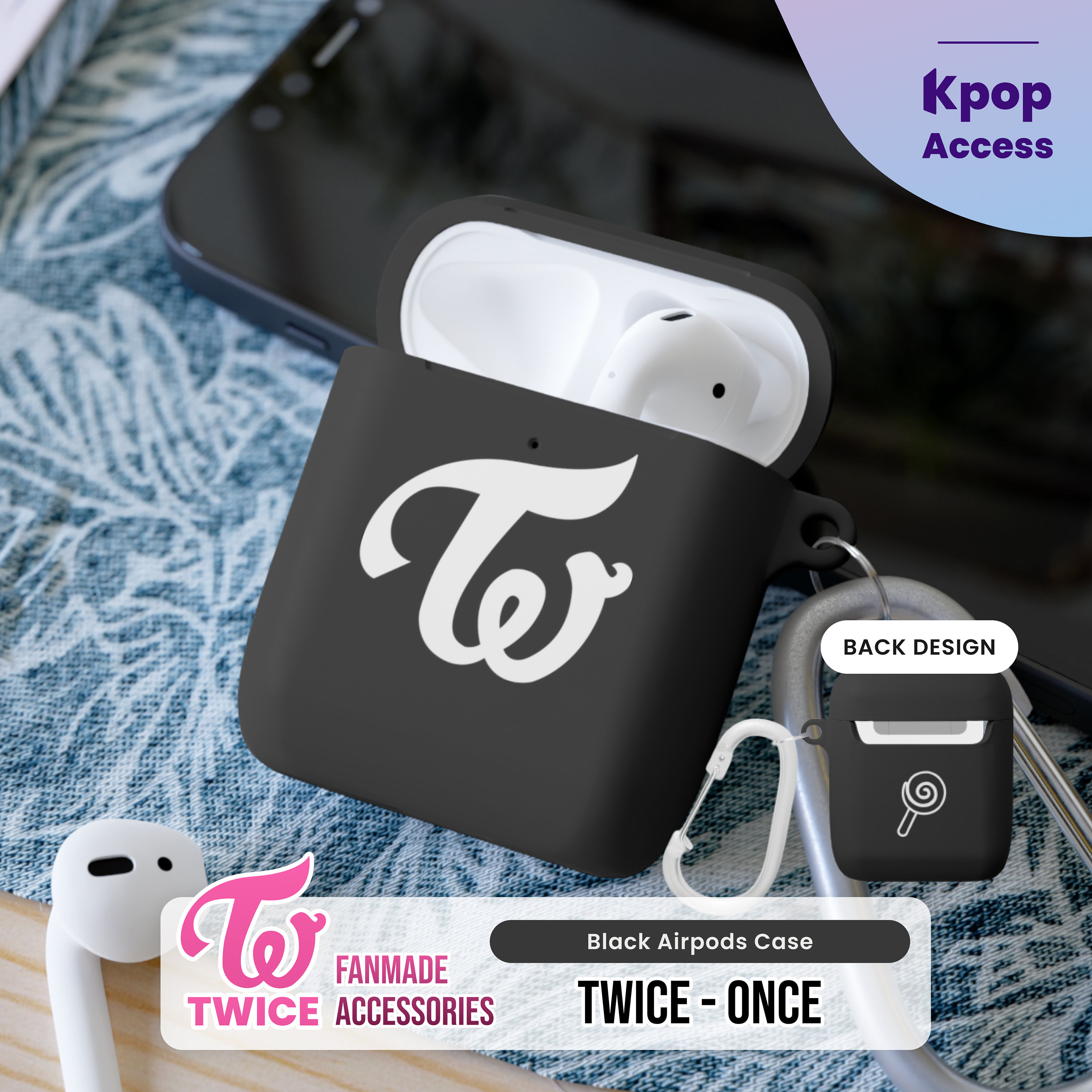 twice THIS IS FOR AirPods CASE メンプロ TWICE Airpods and Airpods Pro Case Cover : Fanmade Merch