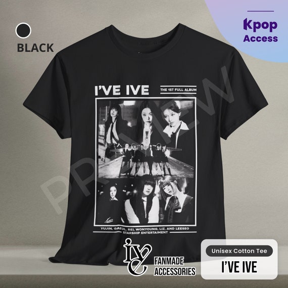 Ive us アメリカ　 Tシャツ I’ve Ive IVE Kpop T-shirt: Unisex Heavy Cotton Tee, Fanmade Merch - Etsy