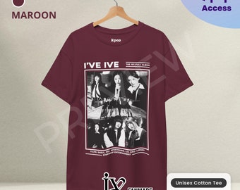 IVE Kpop T-shirt: Unisex Heavy Cotton Tee, Fanmade Merch - Etsy