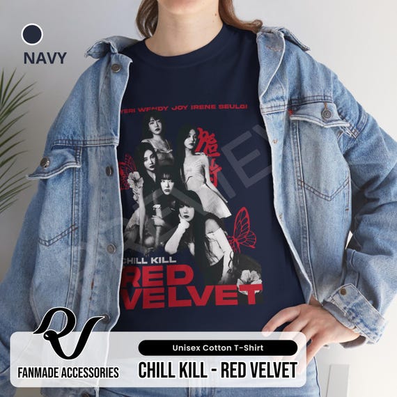 Red Velvet Kpop Tee: Unisex Heavy Cotton Music Fan Shirt
