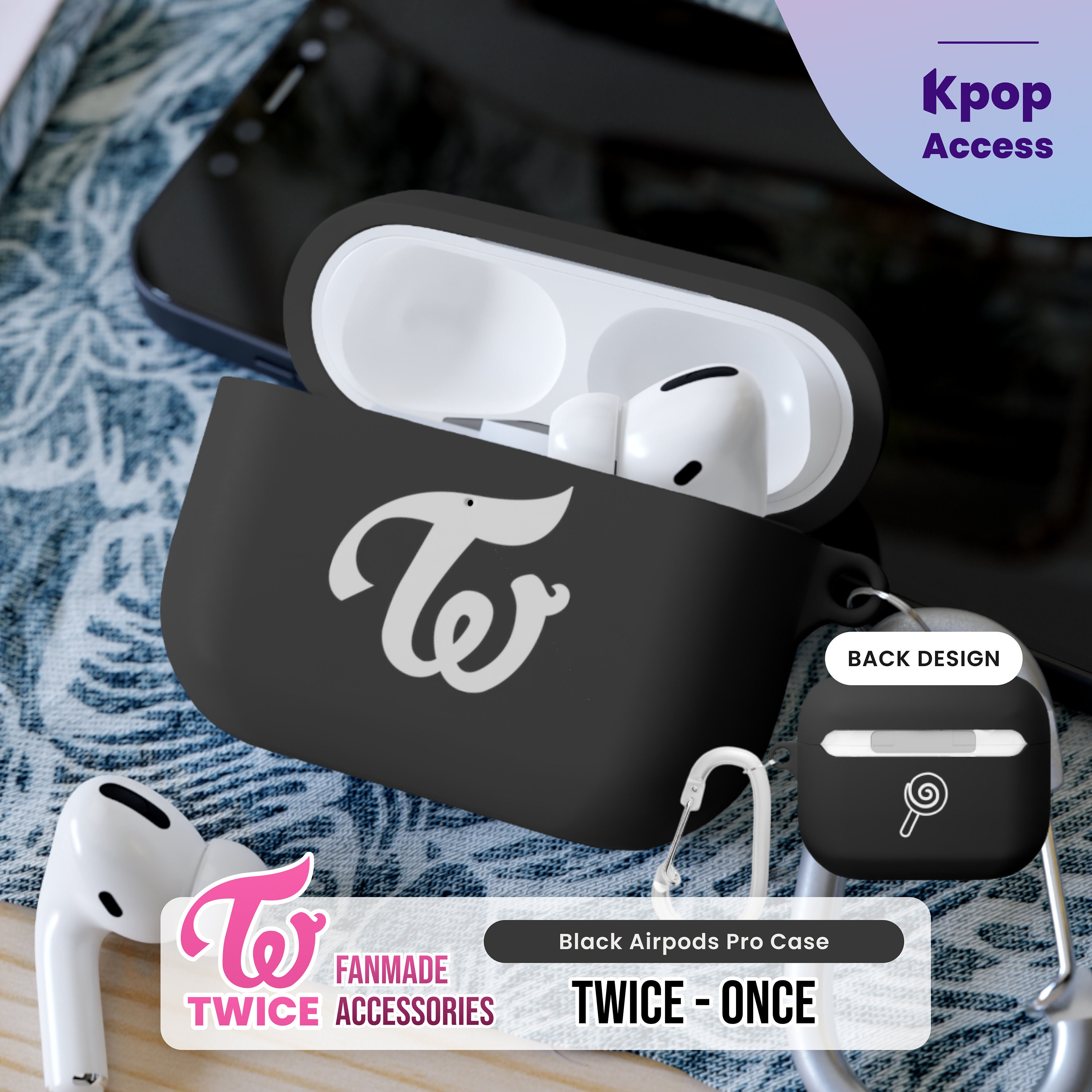 TWICE Airpods and Airpods Pro Case Cover Fanmade Merch Gift for