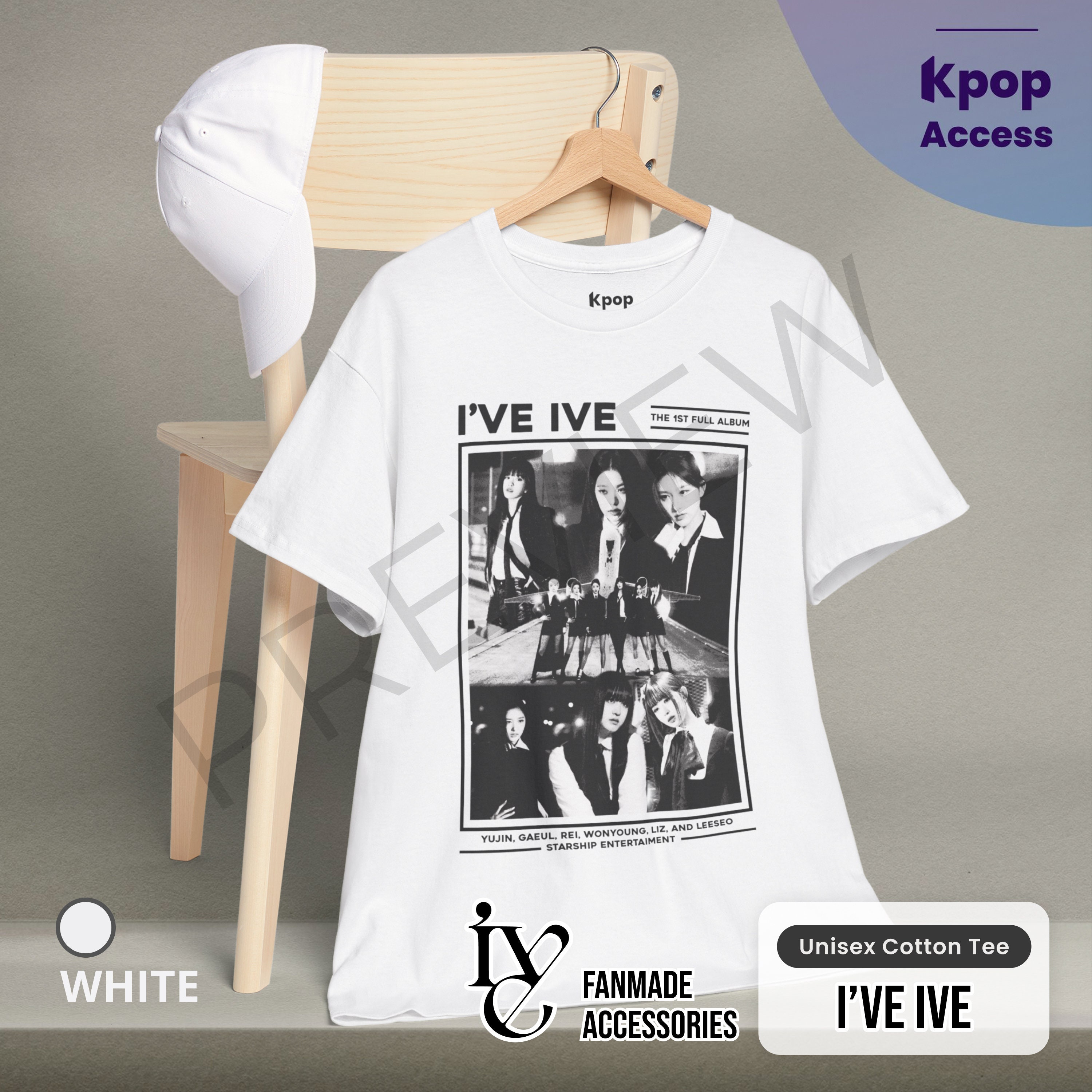 IVE Kpop T-shirt: Unisex Heavy Cotton Tee, Fanmade Merch - Etsy Canada