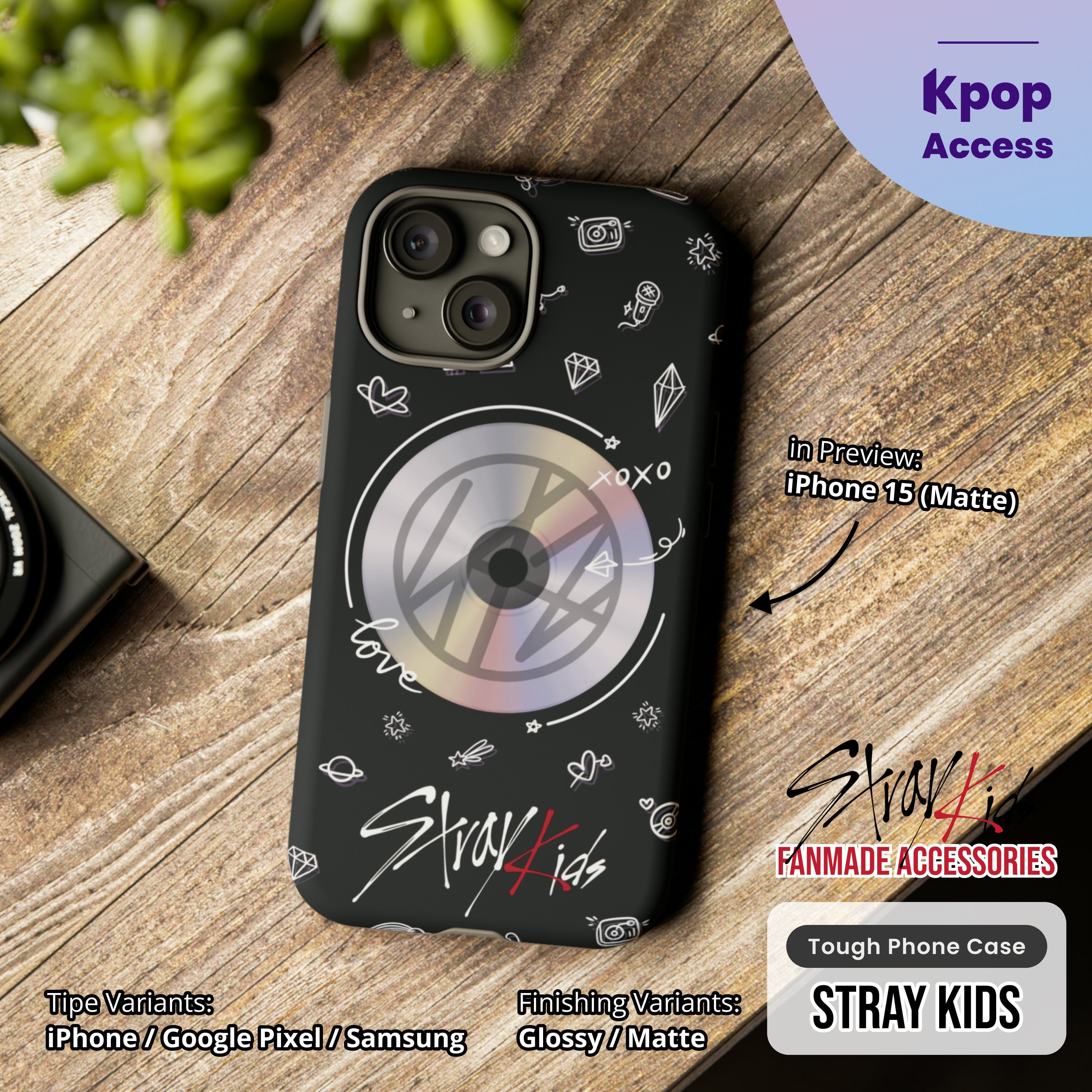 Stray Kids Phone Case: Kpop Fanmade Tough Case (wireless Charging) - Etsy