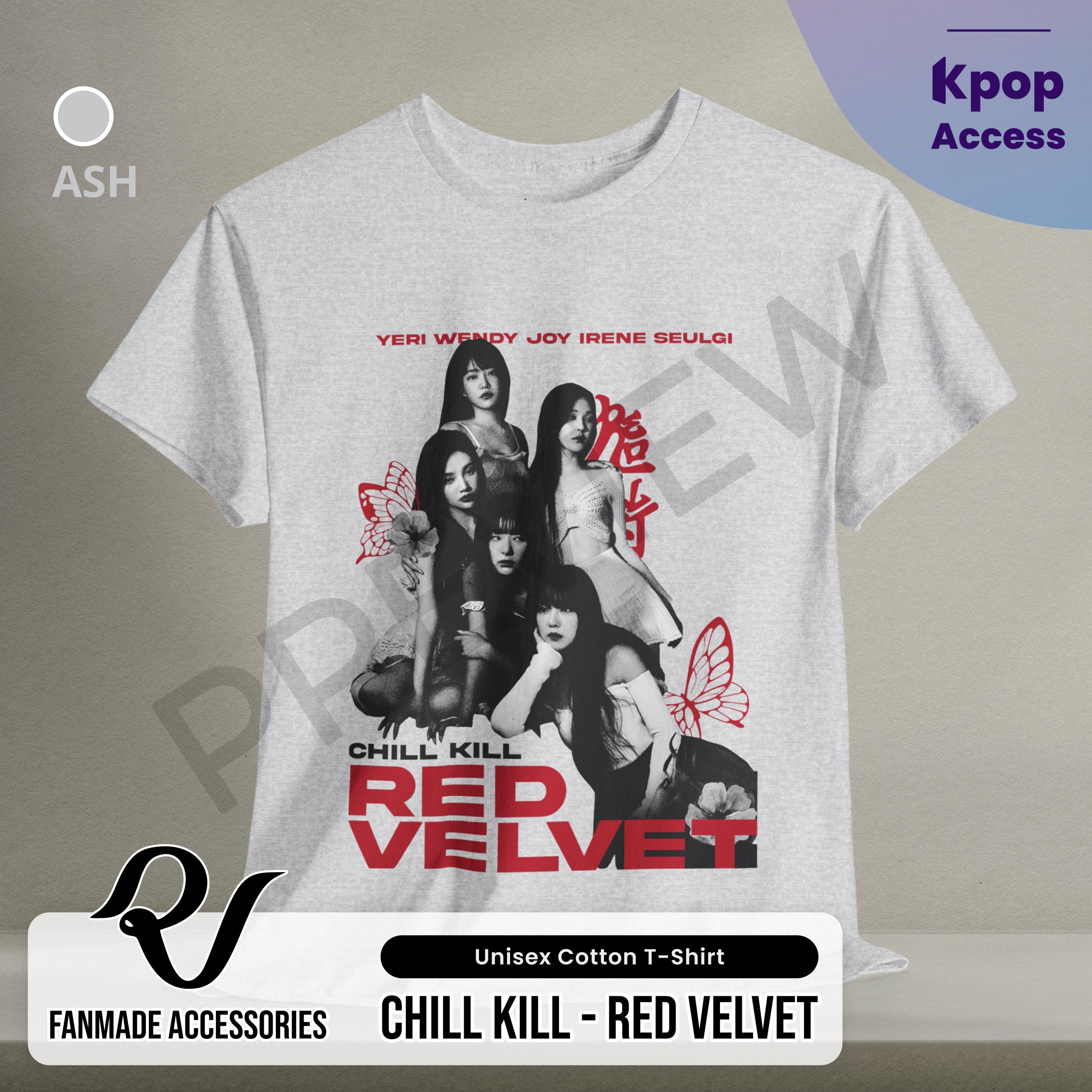 Red Velvet Kpop Tee: Unisex Heavy Cotton Music Fan Shirt - Etsy