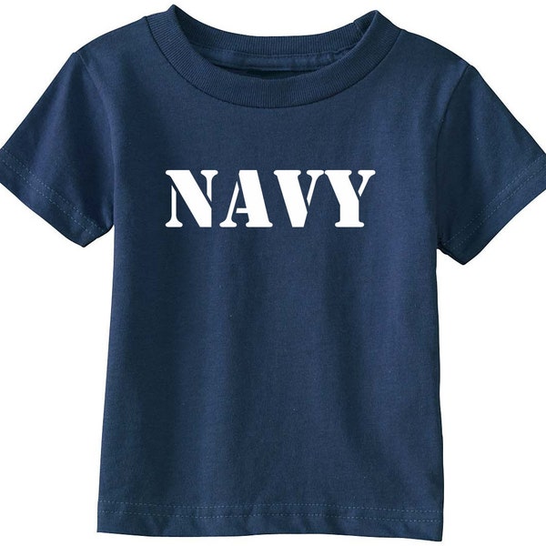 NAVY on Infant and Toddler Shirt (#346)