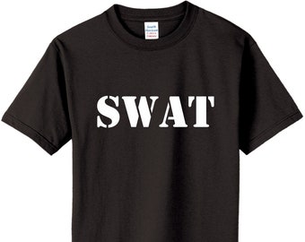 SWAT on Youth and Adult Cotton T-Shirt (#247)