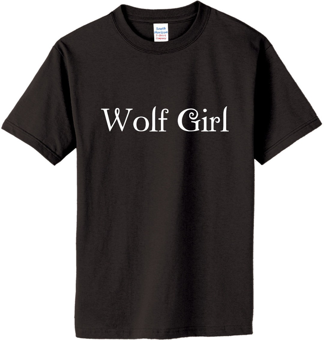 Wolf Girl Adult and Youth Shirt Wolf Girl Shirt Wolf Girl - Etsy
