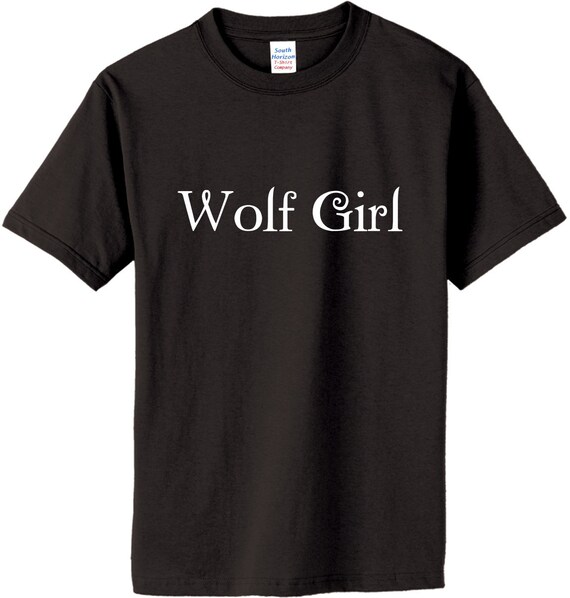 Wolf Girl Adult and Youth Shirt Wolf Girl Shirt Wolf Girl | Etsy