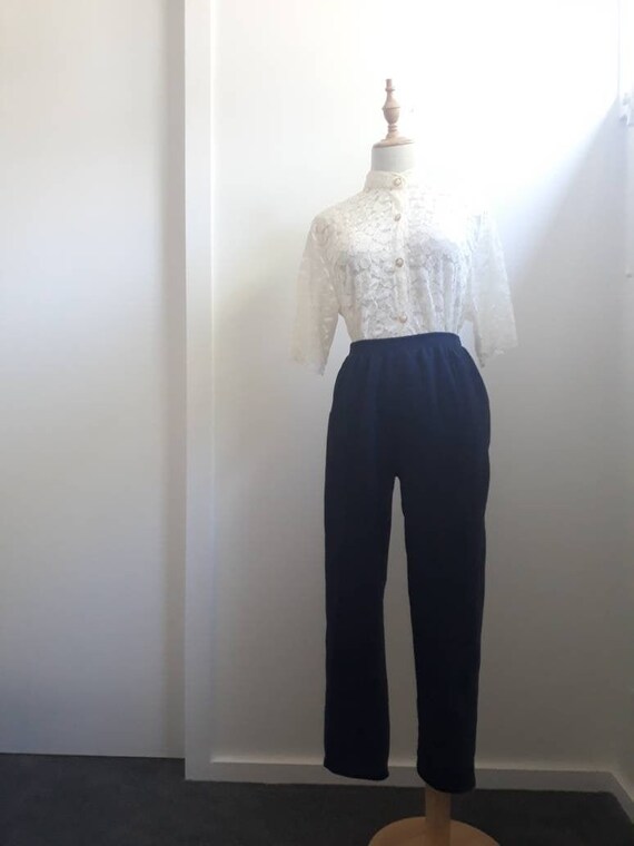 Vintage Navy Trackpants L