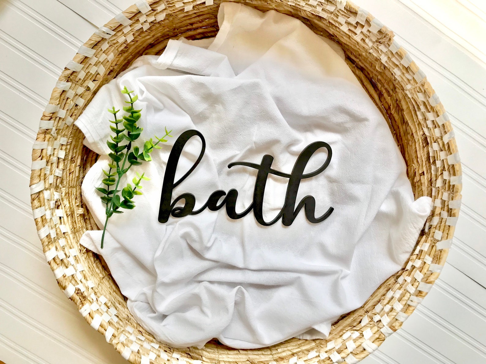 Bath Sign Bathroom Wall Decor Bath Word Cutout Wood Bath Etsy