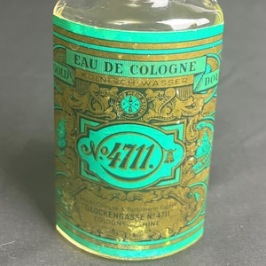 Vintage Echt Kölnisch Wasser 4711 Bottle - Little Less Than Half Full - Eau De Cologne