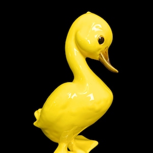 Vintage Gelbe Ente / Entchen - Keramik - Made in USA - Ca. 20cm - Super süß!