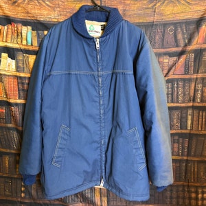 Veste doublée Pacific Trail Sportswear Années 70 - Bleu - Très chaude