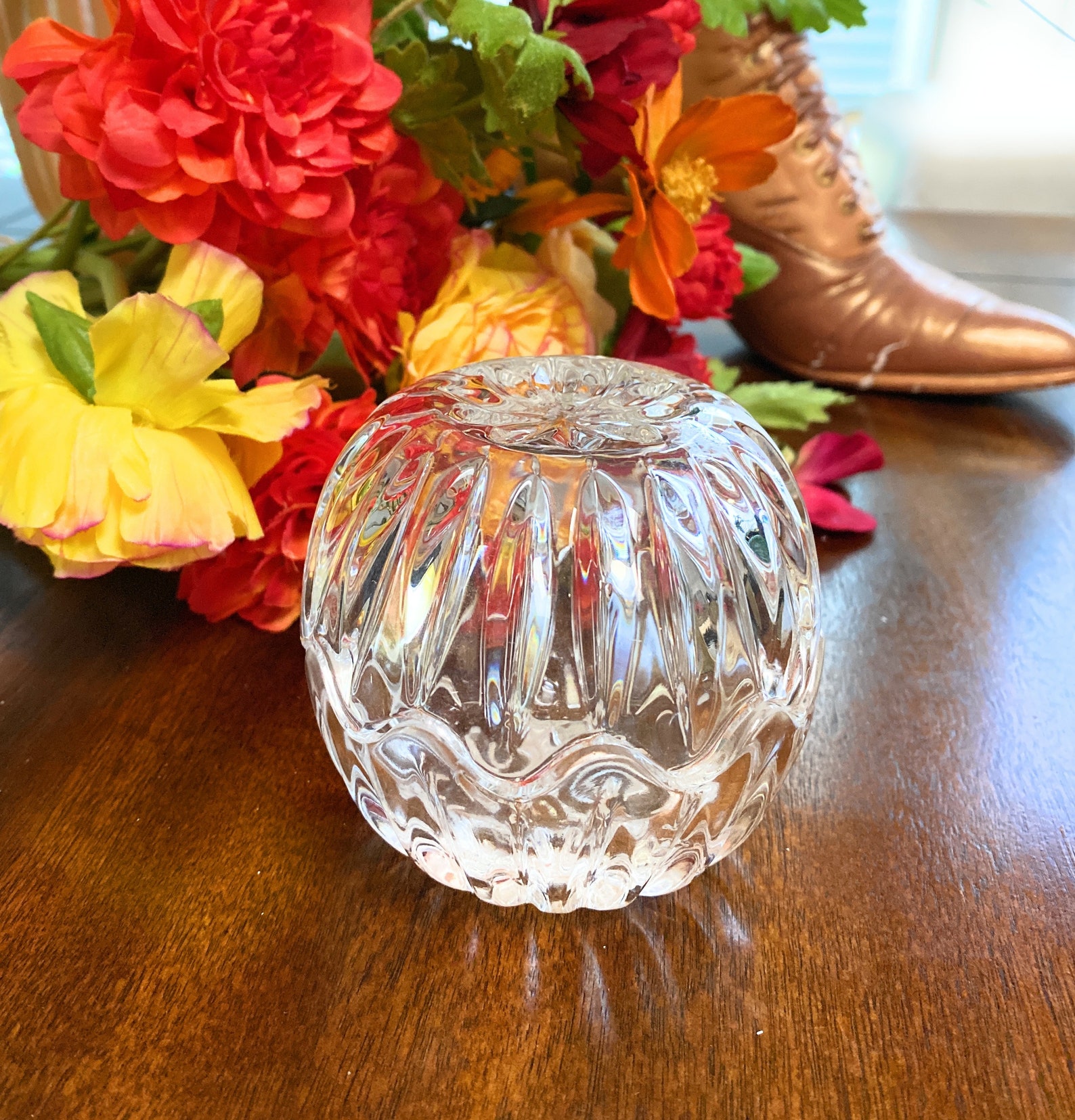 Vintage Forever Potpourri Crystal Bowl 3 3.8 x 3 Etsy