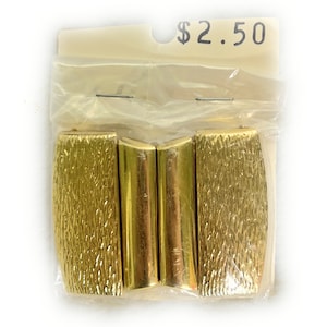 Crafting Clasp - Slide Clip and Secure - Gold Tone - Vintage / Purse and Clothing Clasp