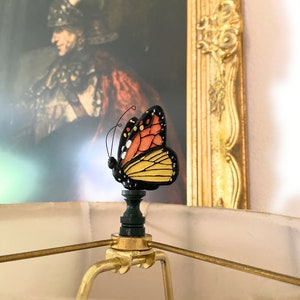 Antique butterfly lamp deals
