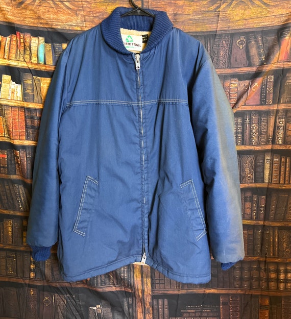 70s Pacific Trail Sportswear Lined Jacket - Blue -