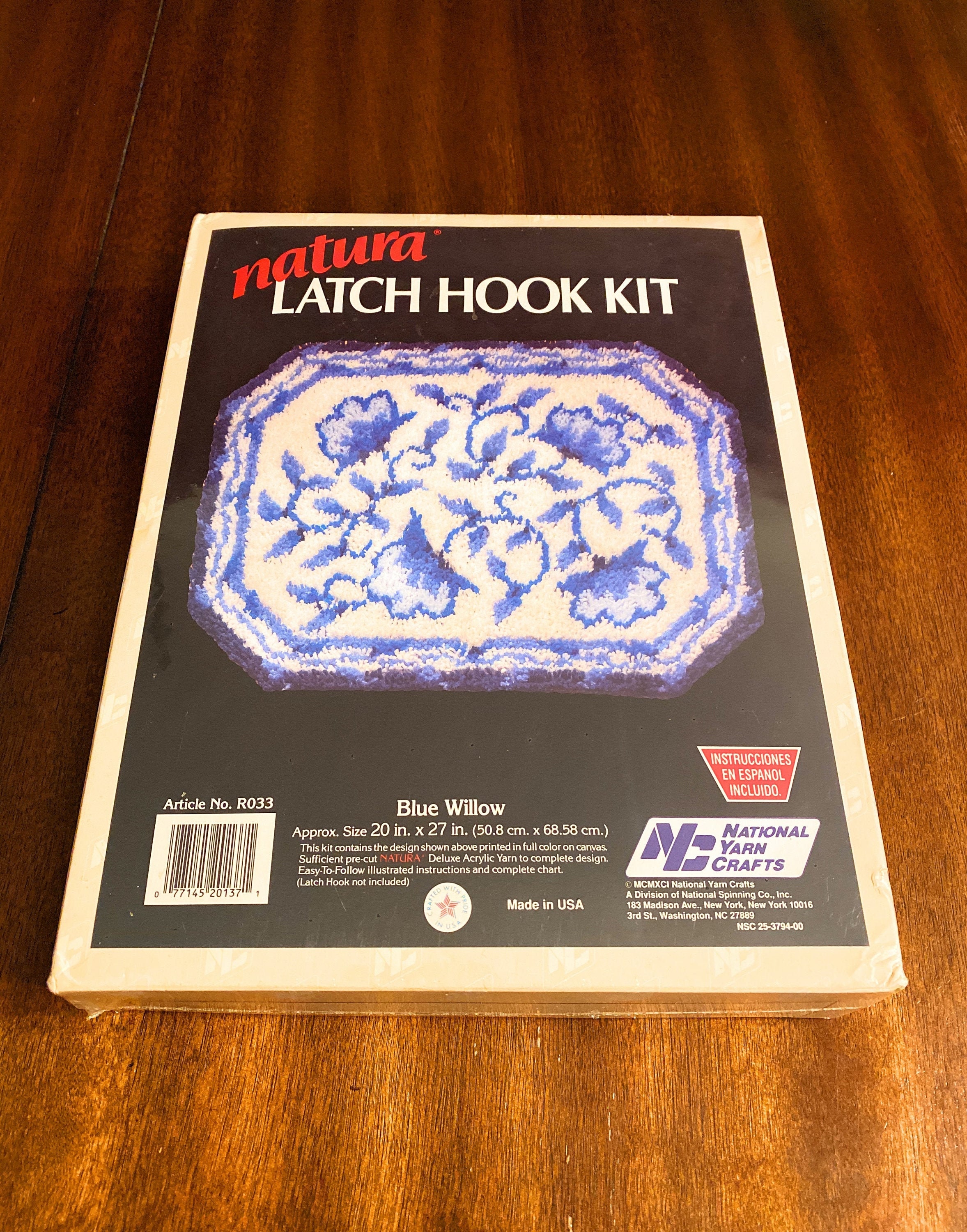 12x Latch Hook Rug Yarn S for Adults Craft Supplies DIY, Size: 50x50cm