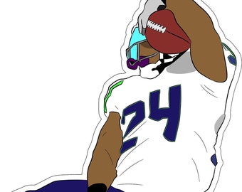 Marshawn Lynch "Beast Mode" Sticker