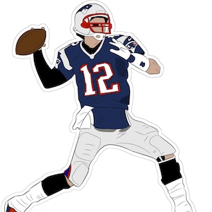 Tom Brady "GOAT" Sticker