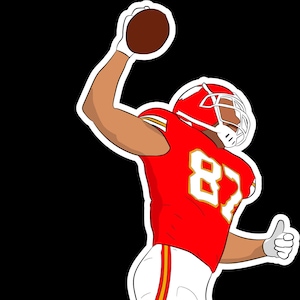 Travis Kelce &quot;Zeus&quot; Sticker