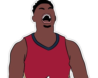 Zion Williamson "Hyped" Sticker