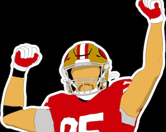 George Kittle "The People's TE" Sticker