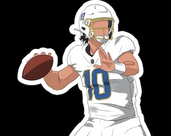 Justin Herbert "Young Gun" Sticker