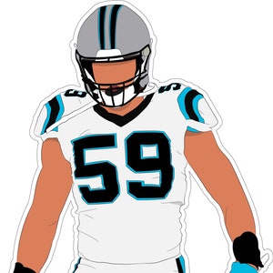 Luke kuechly stitched jersey discount