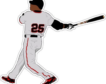 Barry Bonds "Splash Hit" Sticker