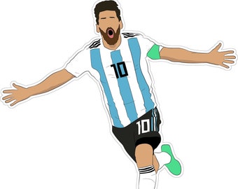 Lionel Messi "Atomic Flea" Sticker
