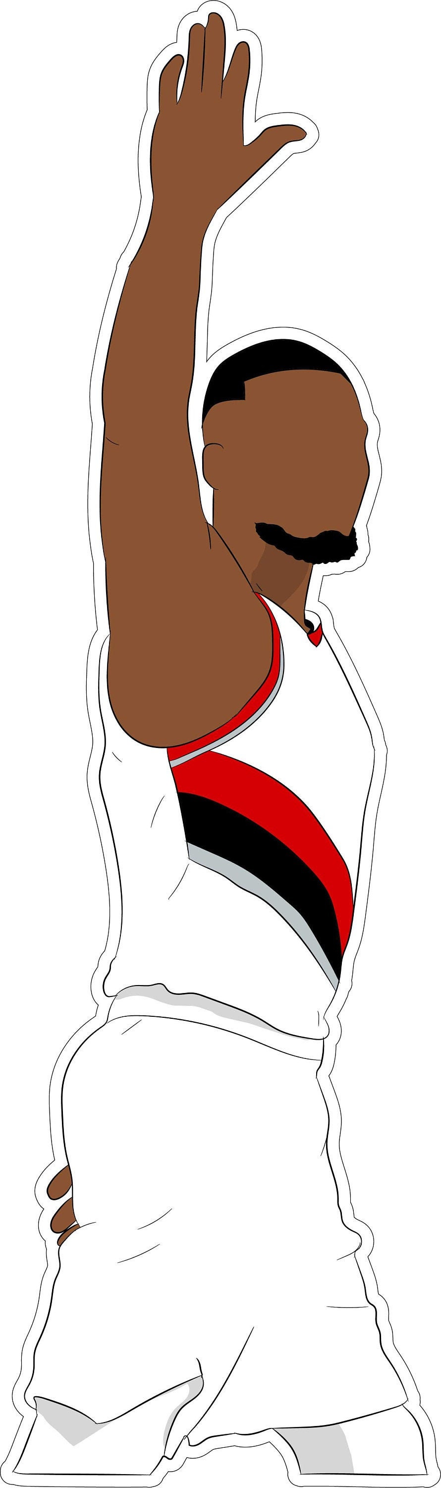 Discover Damian Lillard "Bye" Sticker