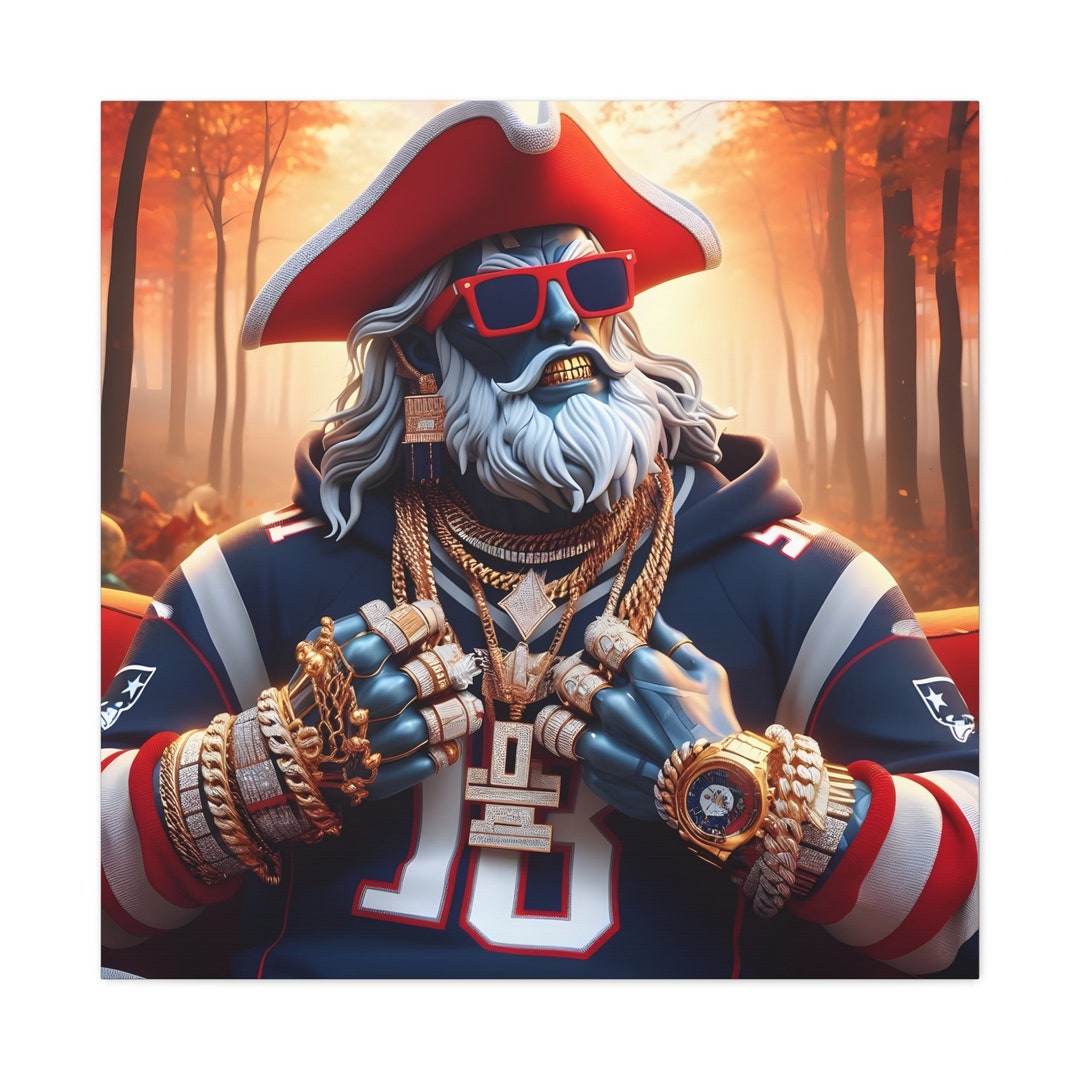 New England Patriots Rapper Canvas, Wall Art, Poster, Artwork, Football ...