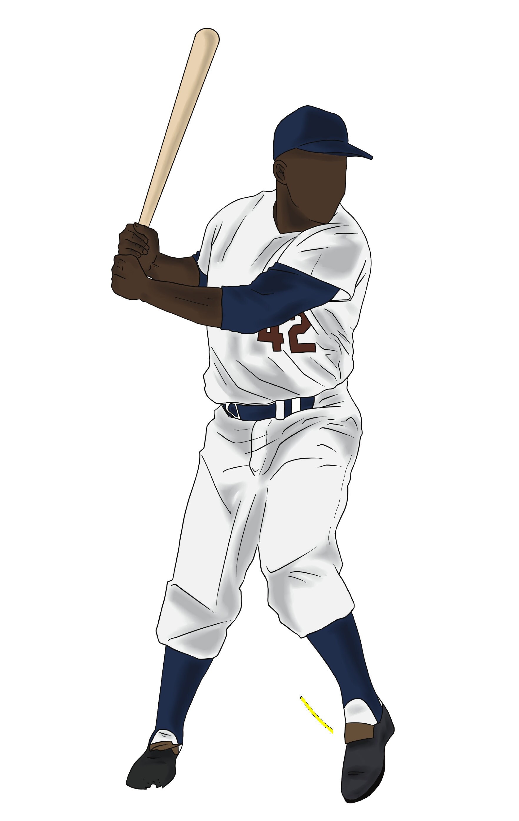 Discover Jackie Robinson "42" Sticker