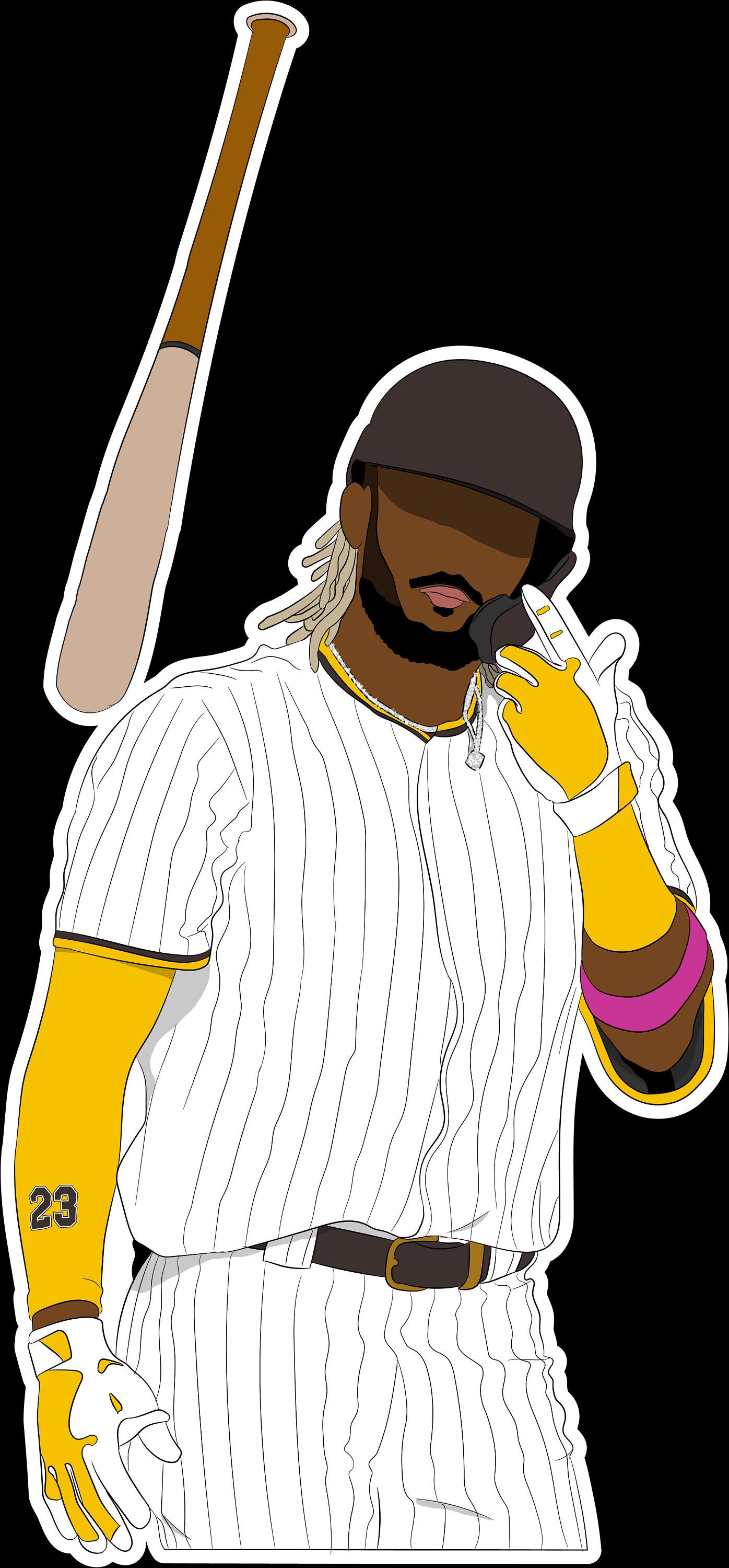 Fernando Tatis Jr El Nino Sticker Etsy 日本 Fernando Tatis Jr El Nino Sticker Etsy 日本
