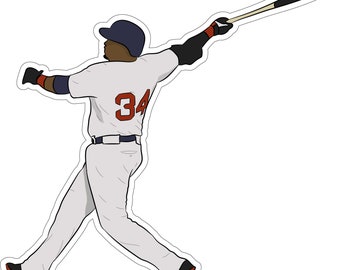 David Ortiz "Big Papi" Sticker