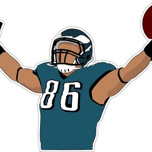 Zach Ertz &quot;ZE86&quot; Sticker