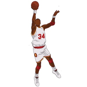 Hakeem Olajuwon "The Dream" Sticker