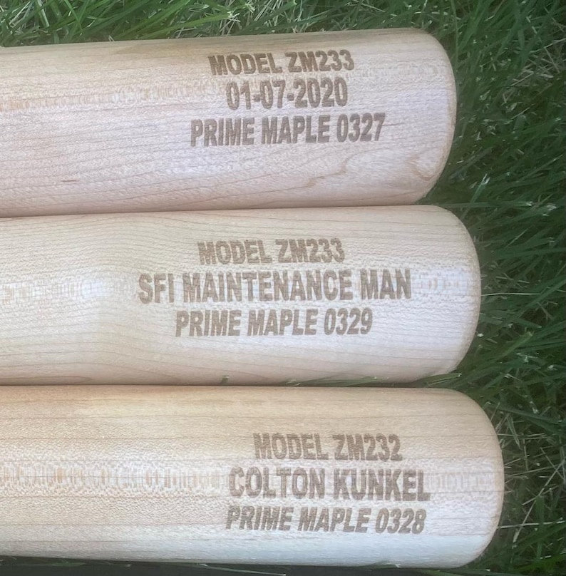 Full Size Baseball Bat Custom Engraved Etsy